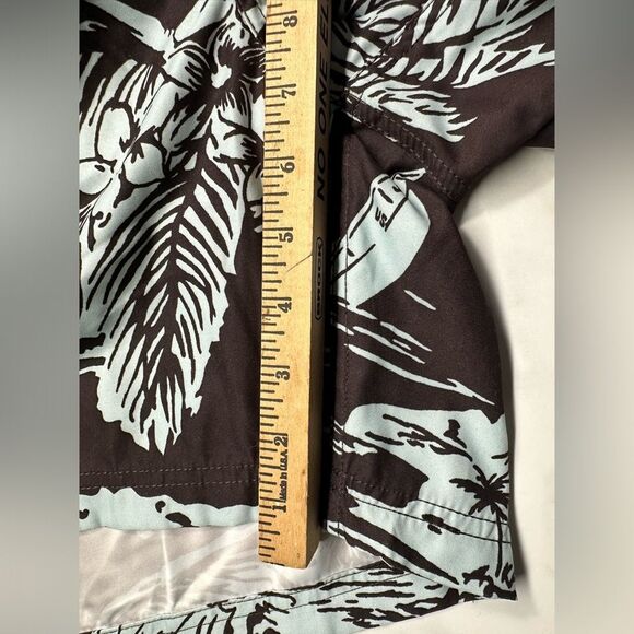 Nautica Men's Swim Trunks, Navy & White Tropical Print Beach Shorts Size XL NWT - Picture 10 of 12